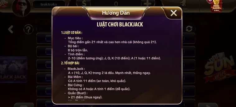 Cách Chơi Black Jack Tại SunWin Bí Kíp Chiến Thắng Nhà Cái Đỉnh Cao