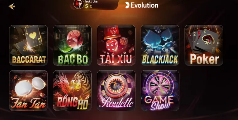 Evolution Livestream Tại SunWin Đẳng Cấp Sòng Bài Châu Âu Với Giải Thưởng Lớn