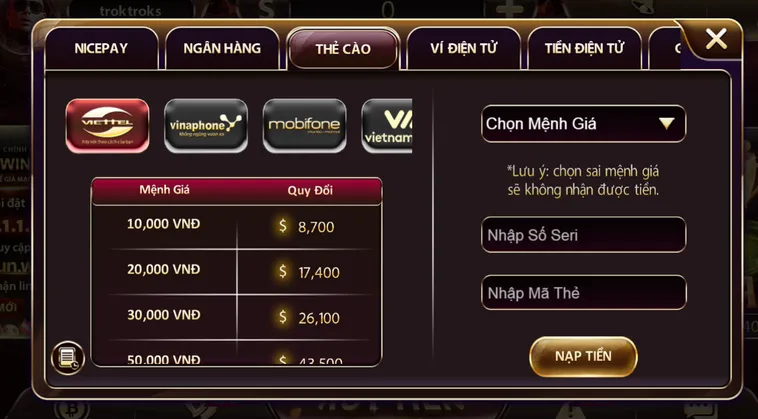 Nạp Tiền SunWin Bùng Nổ Ưu Đãi Nhân Đôi Nguồn Vốn Chơi Ngay Thắng Lớn