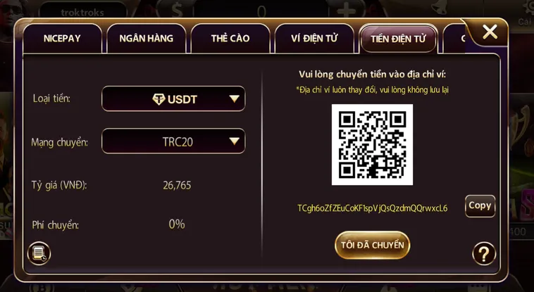 Tốc độ nạp rút an toàn nhanh chóng tiện lợi tại cổng game Sunwin