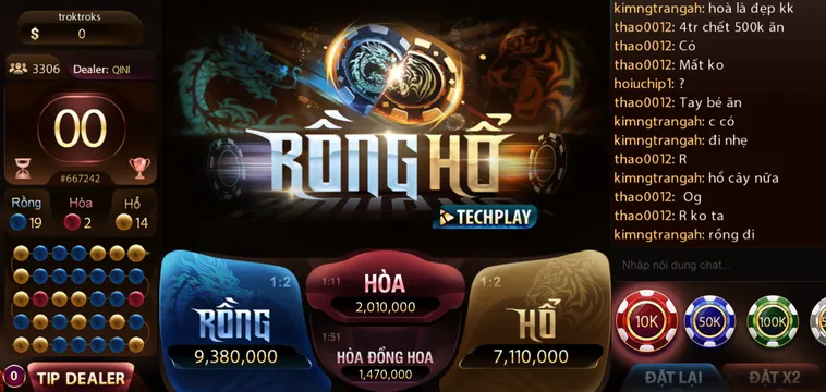 Trải Nghiệm Đẳng Cấp Casino Quốc Tế Với Rồng Hổ Livestream Tại SunWin