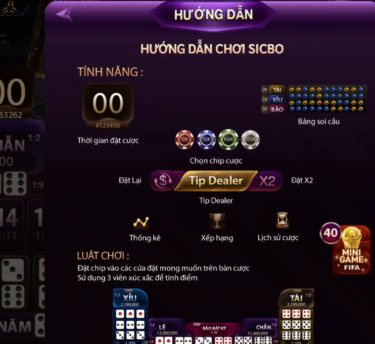 Lắc Cùng May Mắn Và Nhận Thưởng Cực Khủng Tại Sicbo Livestream SunWin